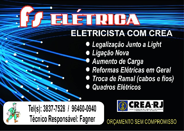 Foto 1 - Eletricista  CREA CREDENCIADO LEGALIZAÇÃO LIGHT