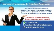 Correção e formatação de tcc para todo o brasil